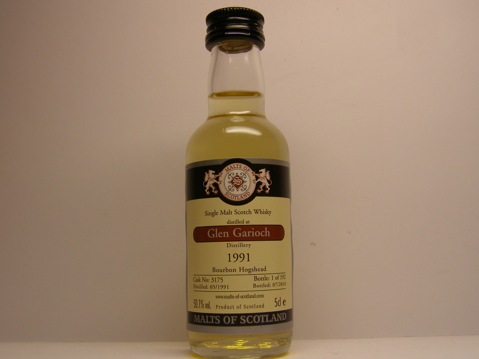 SMSW 19yo 1991-2010 "Malts of Scotland" 5cle 50,1%vol. 